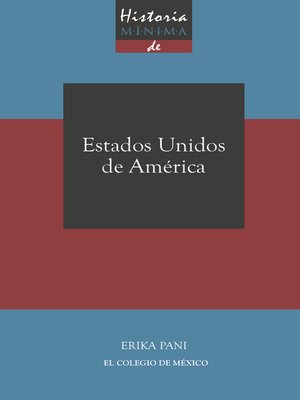 cover image of Historia mínima de Estados Unidos de América